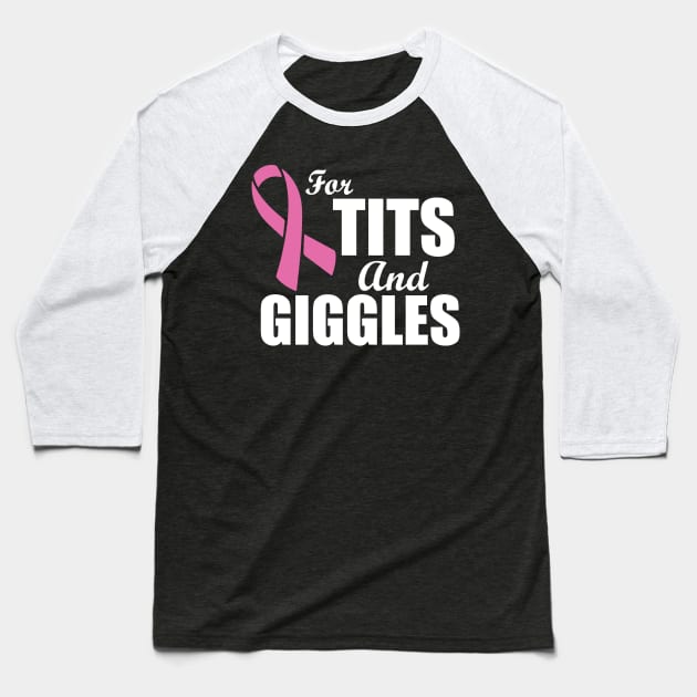 Cancer: For tits and giggles Baseball T-Shirt by nektarinchen